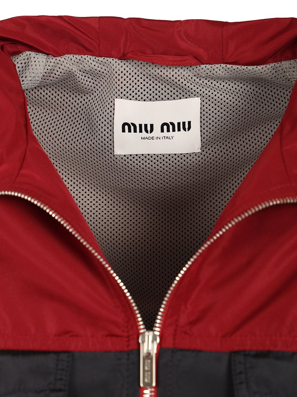 Miu Miu Blouson In Technical Canvas Giacche - Rosso | dc80c7a2c703f97a0511cdab8a61e22050296869