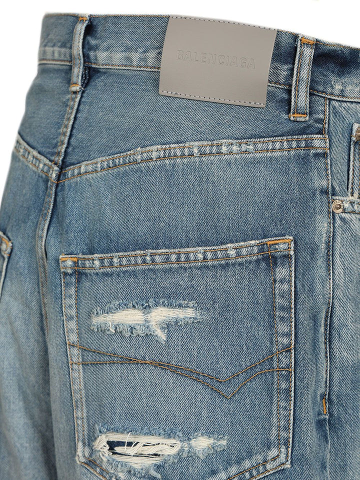 Balenciaga Baggy Jean Jeans - Blu | fcd2cb5759a8e40eb9b3b23350ddd1dea7ac3328