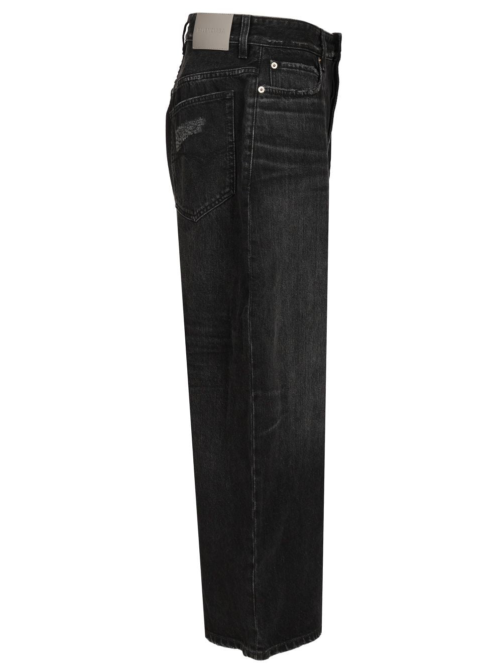 Balenciaga Curved-Leg Jeans - Nero | d9dd0a4f9281c8f90959ef7a85339fd285119666