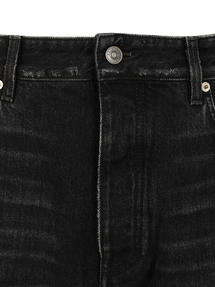 Balenciaga Curved-Leg Jeans - Nero | 2965e7d9f83aa0d7edde590f2479b0c4c24a5018