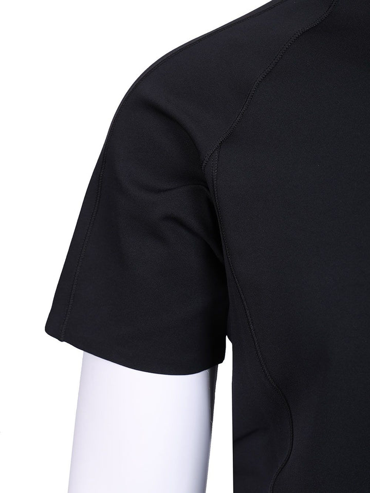 Balenciaga Techwear Long Sleeve T-Shirt - Blu | 957f7385d20be6b147cd8df19fc73f4f8d27d6f9