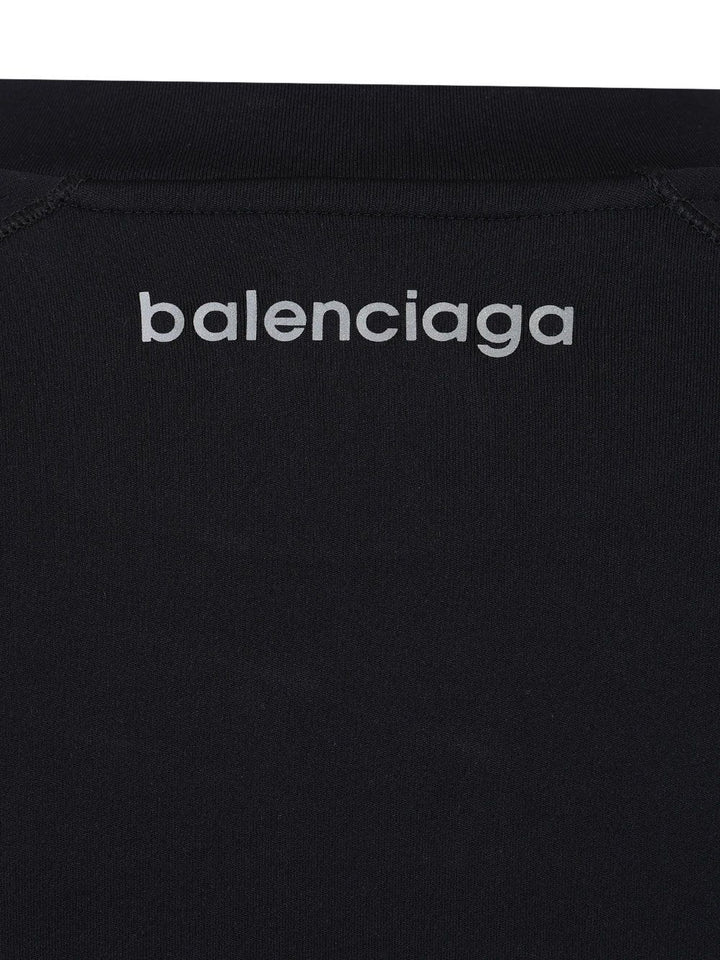 Balenciaga Techwear Long Sleeve T-Shirt - Blu | e23e9cd56920f9f6a5beb7fb8e640bce709fcb84