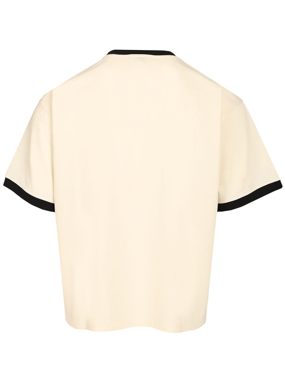 Versace Cotton Jersey  With Print T-Shirt - Bianco | 9adf79d144284872eb829962795578d42c42af94