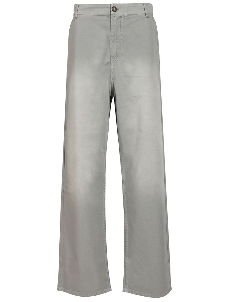 Miu Miu Long Trousers - Grey | f5282291ce790068bca2dd4896adce4632bee58c