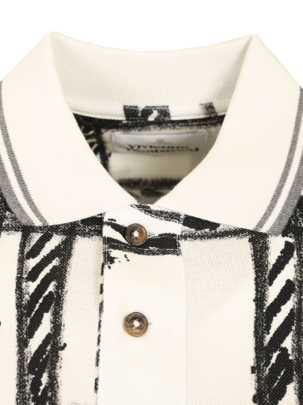 Vivienne Westwood Scribble Polo Polo shirt - Nero | 1dbfe74c270e82268ad784a8bf9d6836c16df75c