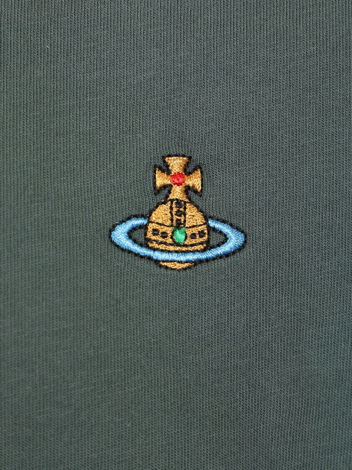 Vivienne Westwood Orb Classic T-Shirt - Verde | 048e8f6480131df3e451f29c24f15ce3081e5411