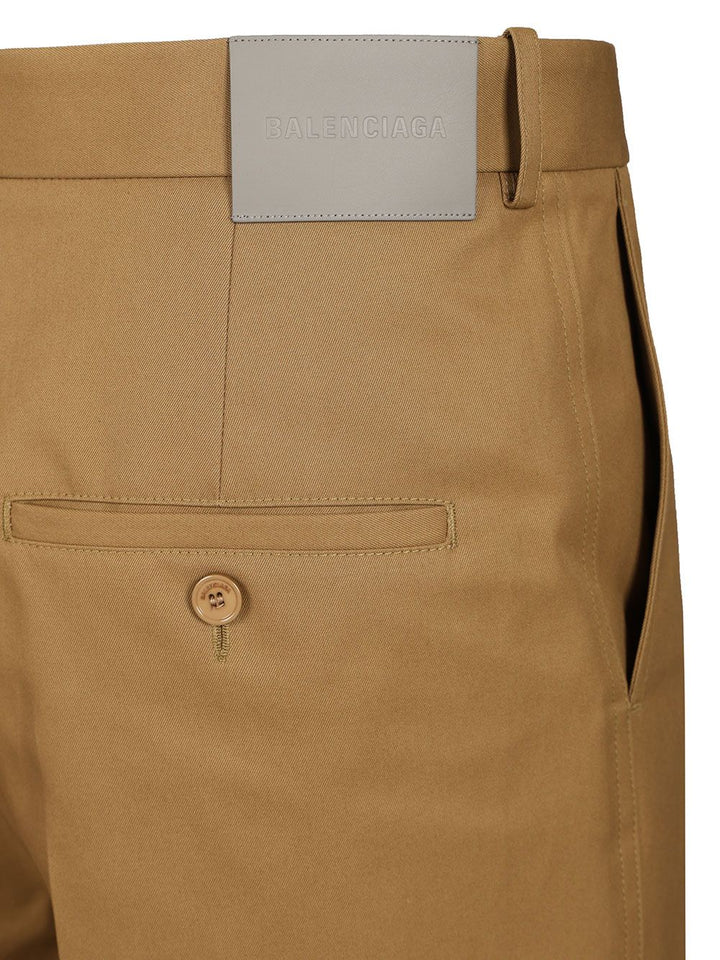 Balenciaga Wide Chino Trousers - Beige | 70427da1df876f2ccd0bae3020c8f9c060232a9c