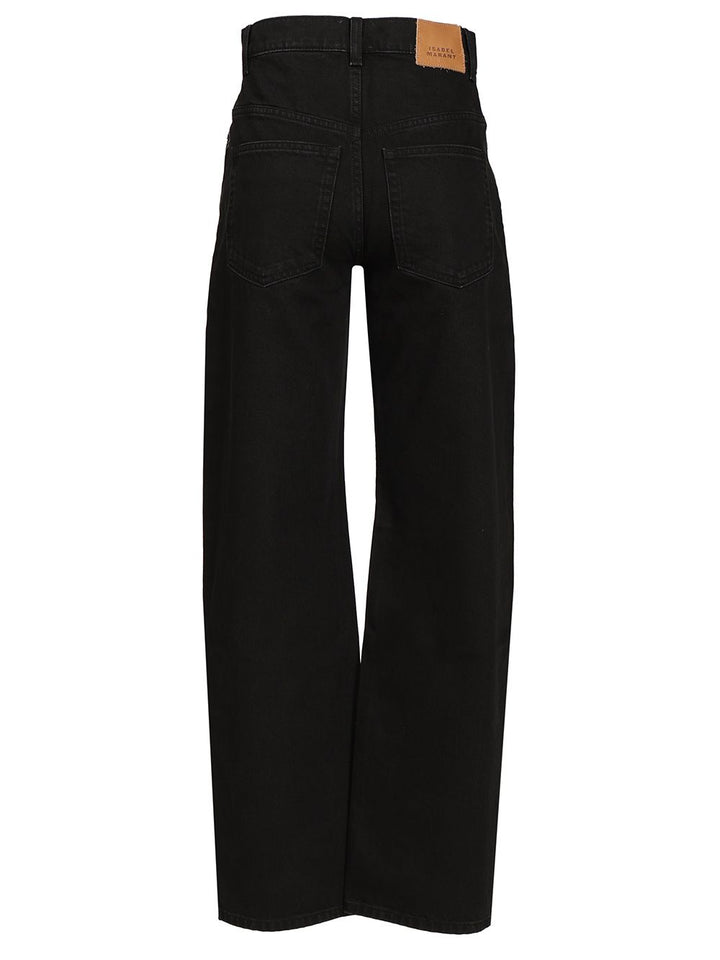 Isabel Marant Dromie-Gz Jeans - Nero | 91875a17c94be97d64a774d84b4a5f45f9f89b93