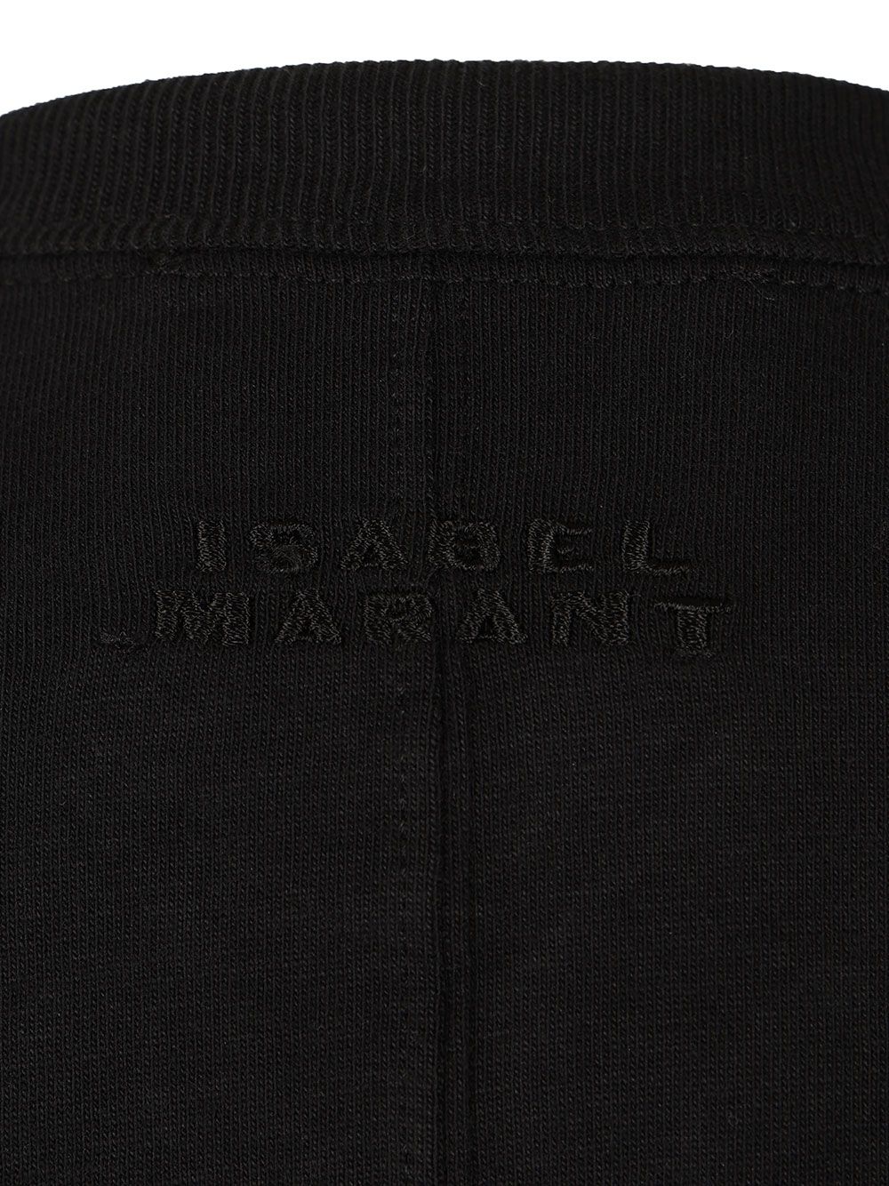 Isabel Marant Nayda  In Cotton Jersey T-Shirt - Nero | 440ce3c895da915ce9e106e55ab64834ef5745a4