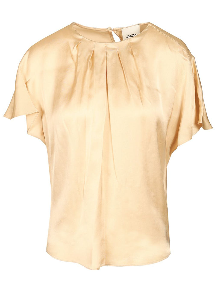 Isabel Marant Sakine Top - Beige | cc1cdf8b1820f9e5c205b4c3ce42d1eea617386f