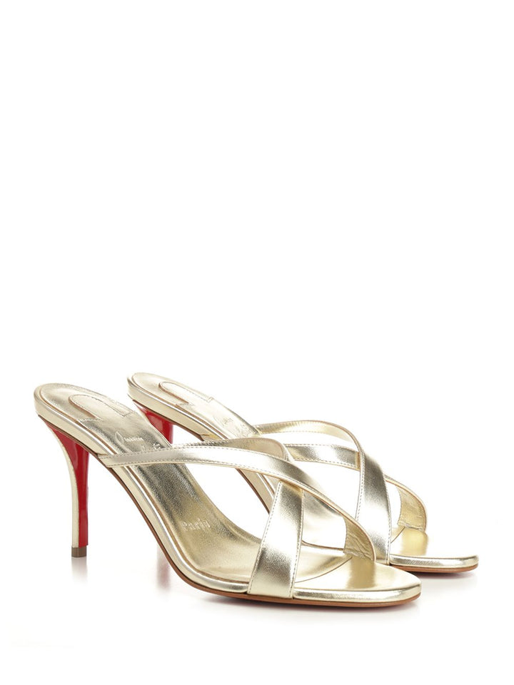 Christian Louboutin Mulazee Cross Sandali - Silver | 35d8b2eed0ae3ee41bc77d1a2df45b2ca6d57fbf