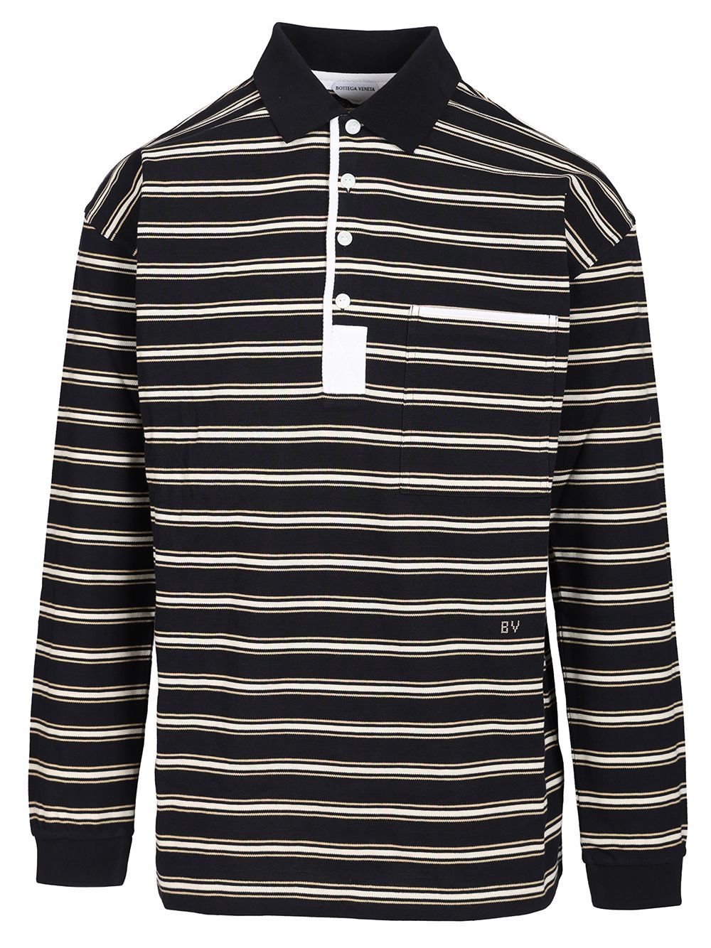 Bottega Veneta Striped Polo shirt - Multicolor | de08d89067a73192f9df99ed91555df53762cd2e