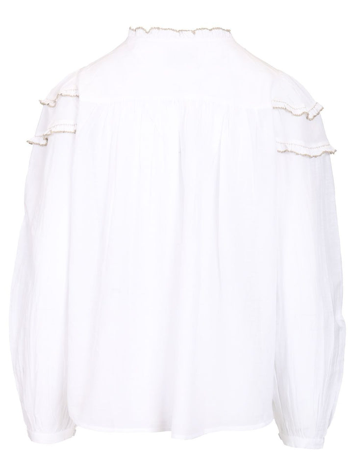 Marant Etoile Christa Shirts - Bianco | e9240c1d8a07ccca4196a532fa2a9a11d24f3bad
