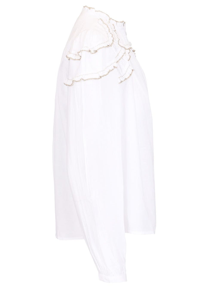 Marant Etoile Christa Shirts - Bianco | c2b26f1c7911a64a1aab6e9ab805ea2e9a275028