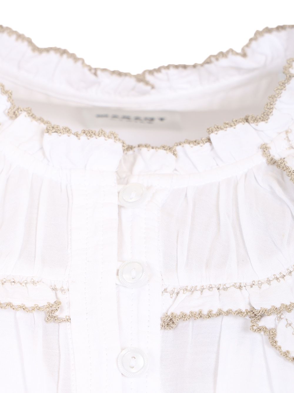 Marant Etoile Christa Shirts - Bianco | 4e4d8a2e6d9c69fe3999efb13e18402a406e8ba9