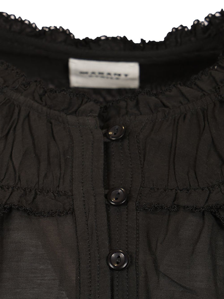 Marant Etoile Christa Shirts - Nero | 7119eae4e1eeb0c217eacedc4ab9238fe1924a1e