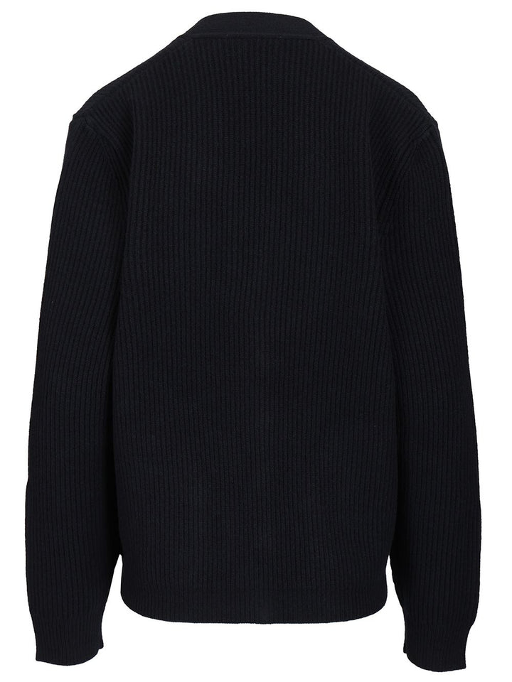 Blazé Milano V-Neck Cardigan Knitwear - Blu | 8608fb0612d6862fba03d3bdd44279744a7d49ca