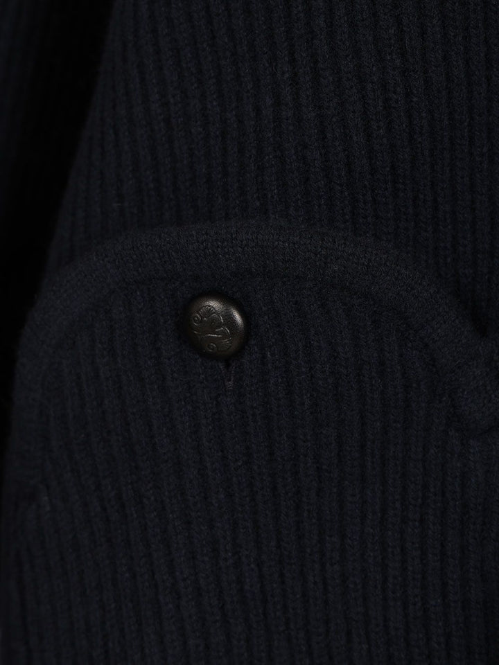 Blazé Milano V-Neck Cardigan Knitwear - Blu | 154b55206acf9bb5531f25e771a0aa5daa2a1bdc