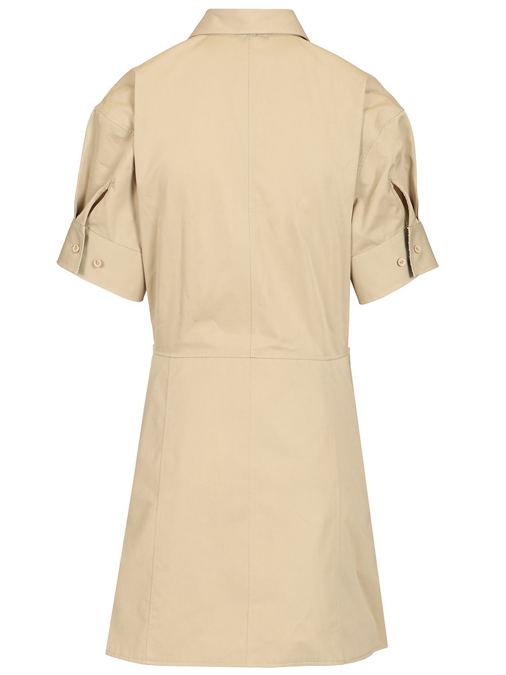 Loewe Cotton And Silk Dress Abiti - Beige | 26f19d7315a298a3f21cad2a02d3c64515ee0099