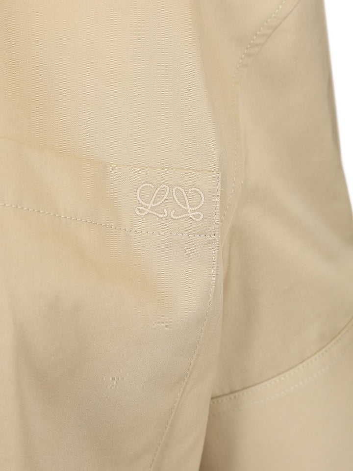 Loewe Cotton And Silk Dress Abiti - Beige | 7322620b2f335ec18923918008e49c3a12c42656