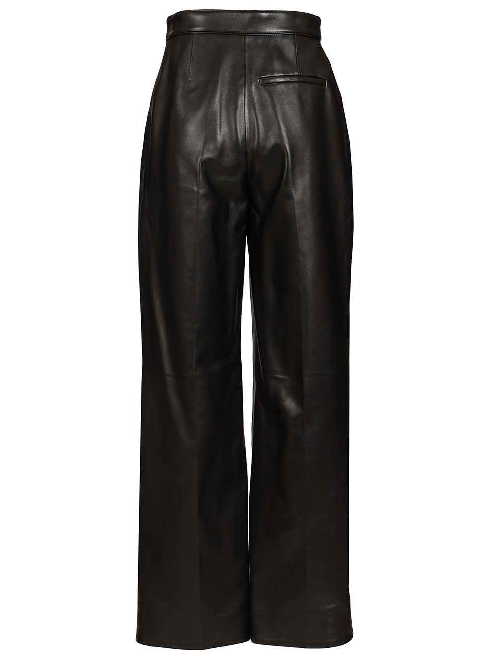 Bottega Veneta Shiny Leather Trousers - Nero | be47ce40b4cc336153c5fe09163113745f7f0da7
