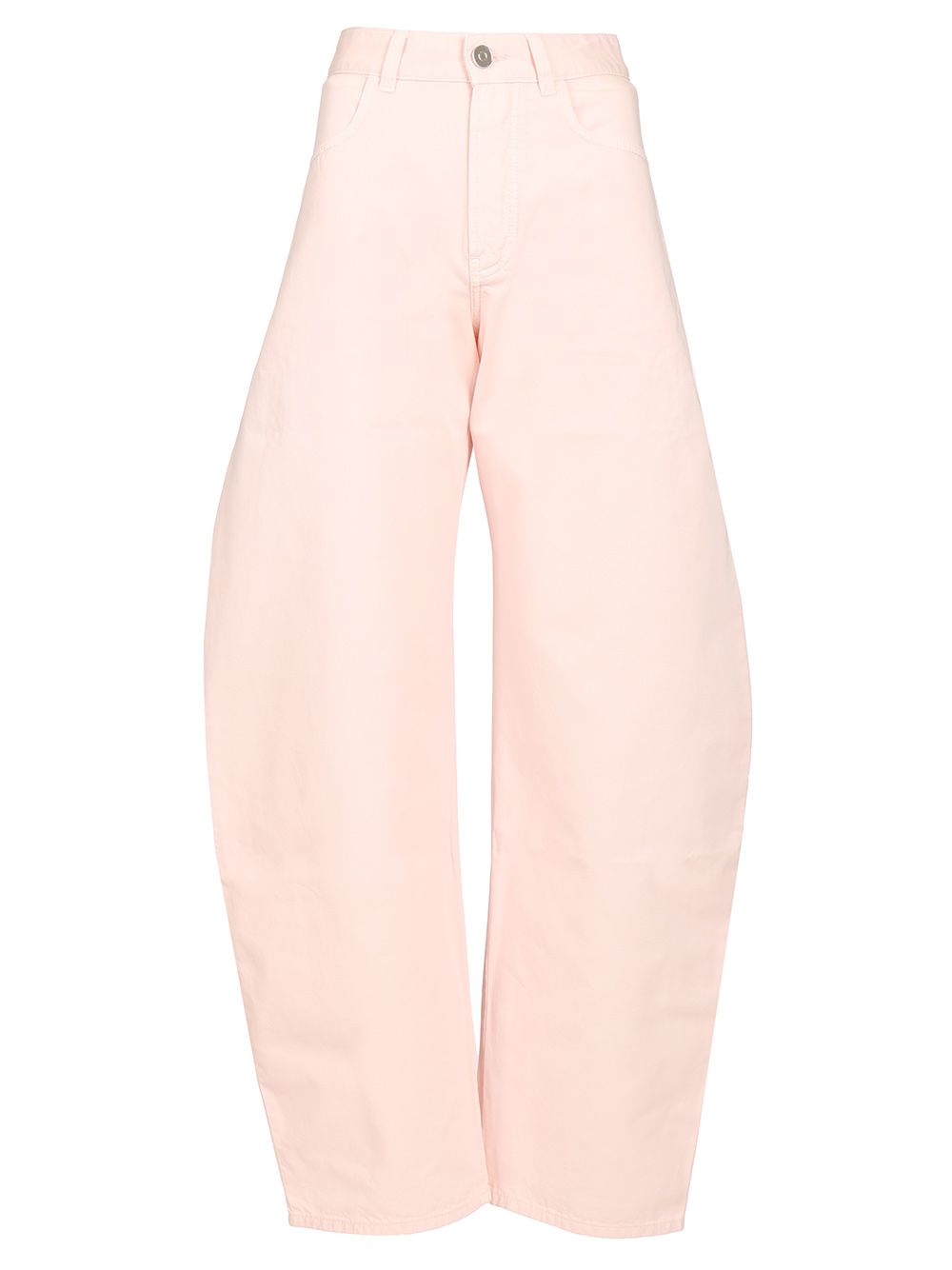 AlaÏA Curved Dyed Denim Jeans - Rose | 6a1efcc95c780486e79d089fe0db47e87576a9e1