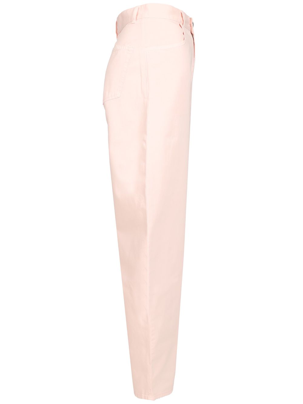 AlaÏA Round Pants Tinted Denim Jeans - Rose | 6c221d4a66e16328c7338f8e6c388045b8fe7061