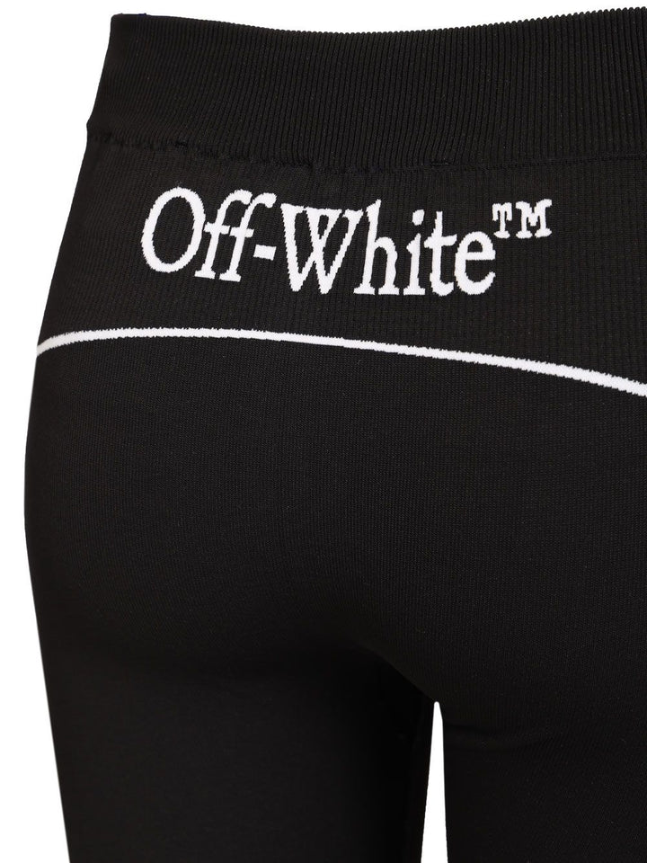 Off-White Off Stamp Seamless Leggings Trousers - Nero | eeca2558c123ecc47982729288a38672a8d1b58c