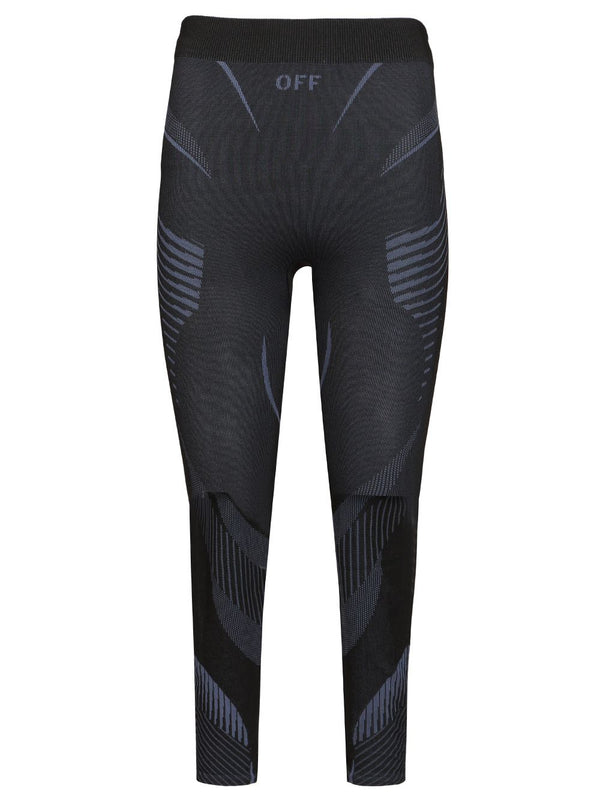 Racing Leggings Trousers Nero
