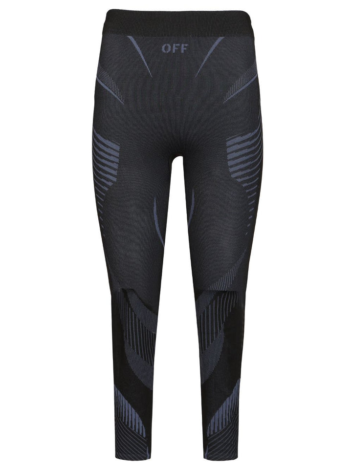 Off-White Racing Leggings Trousers - Nero | fe90409eeb08a35064a8dc8dfda02e4e0df34501