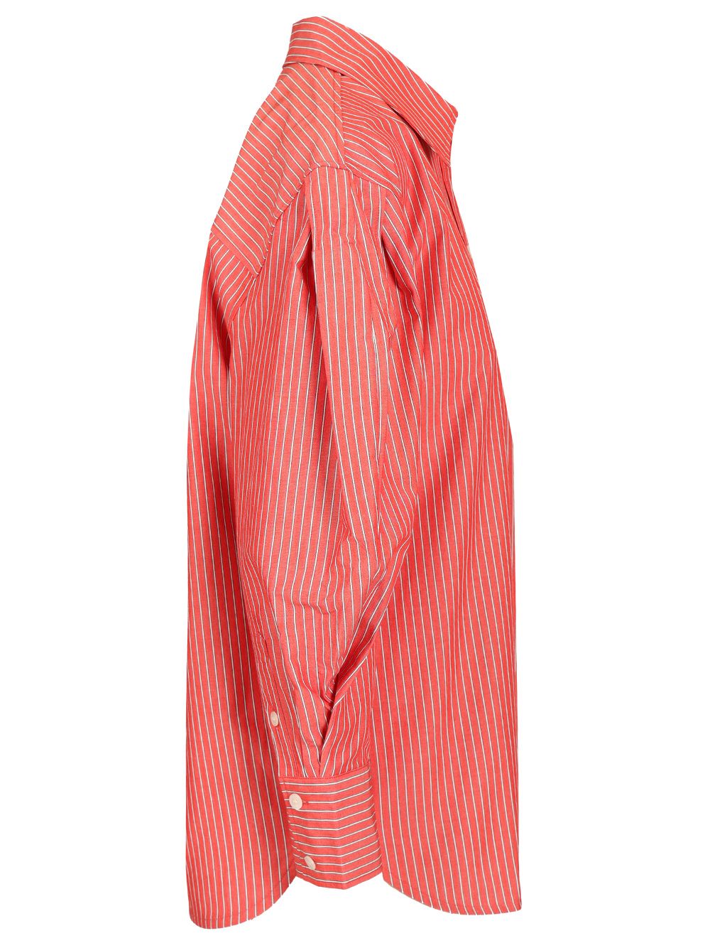 Ganni Oxford Shirt Shirts - Rosso | 0c5dd8345f6369e9184a119854dd828a7fd67208