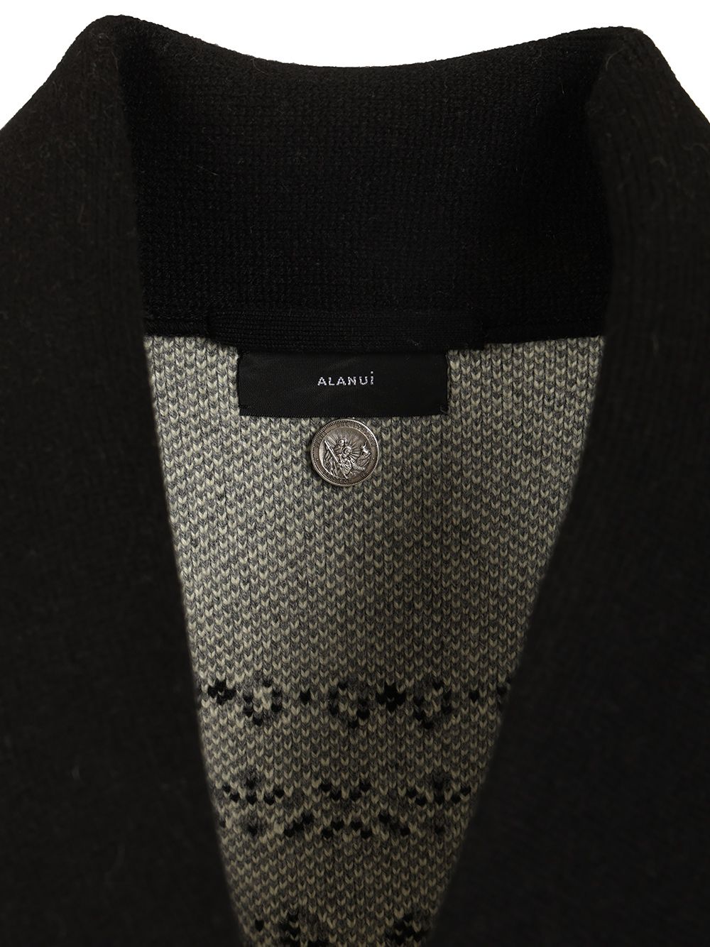 Alanui Cashmere Bandana Cardigan Knitwear - Nero | ad8cf3bbe20c6171a981191fcd18f0a0f28cc9d3