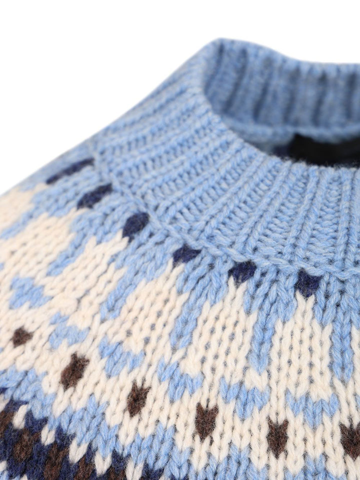 Alanui Sweet Winter Sweater Knitwear - Light blue | 834a4f2c70b8f39e318a7d584a10c79353e98820