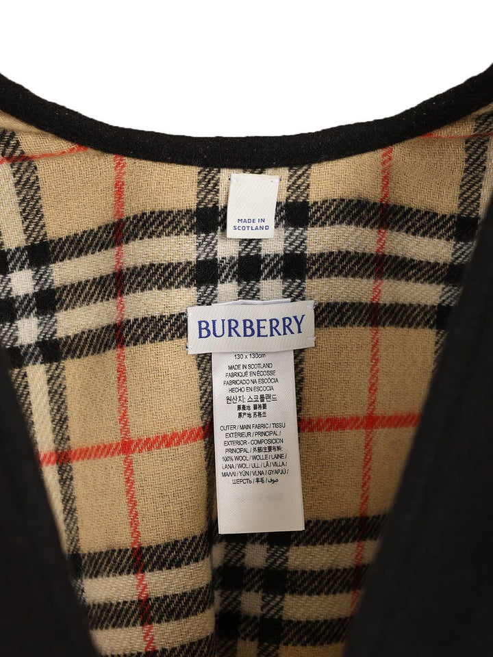 Burberry Reversible Cape Giacche - Nero | 8e8fb294dde47b228048d5321c178cf7f32f9f4f