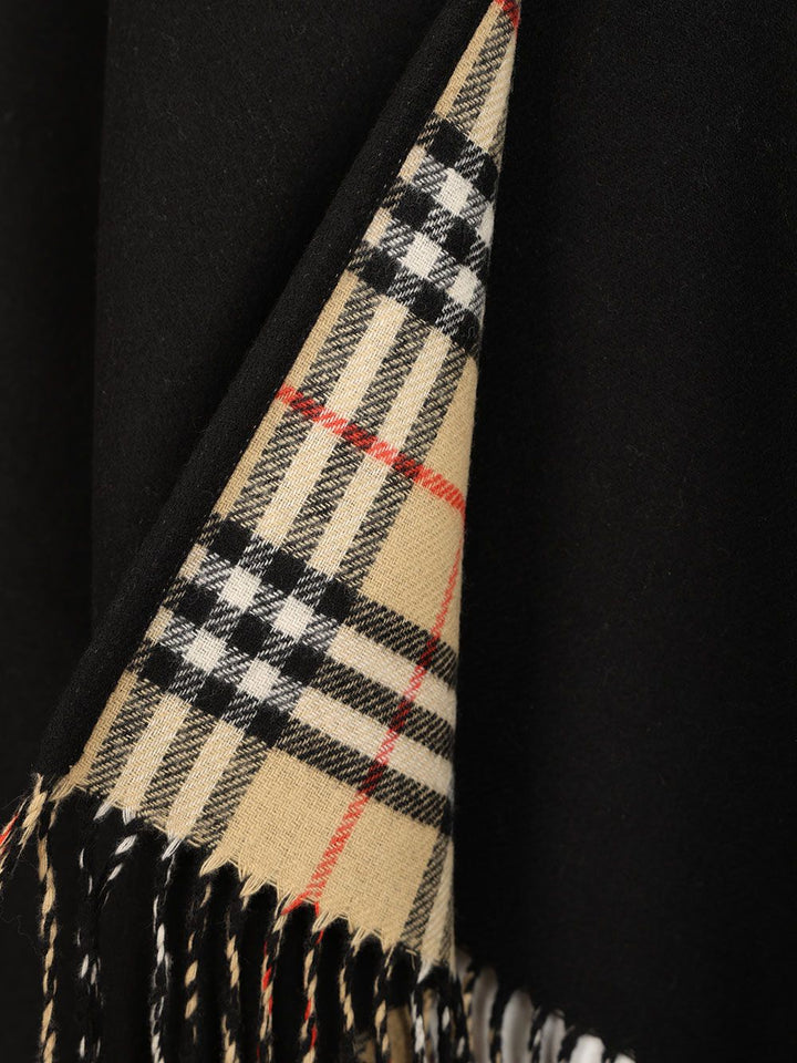 Burberry Reversible Cape Giacche - Nero | 8d6c8aaf7e6d4850f7b82f355d96a4dee74f56ce