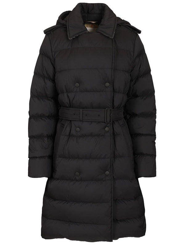 Medium Down Jacket With Hood Giacche Nero