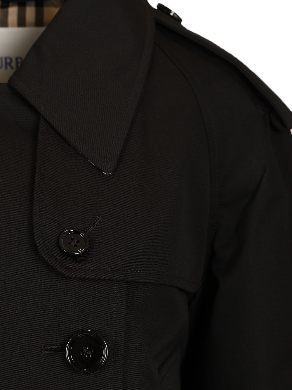 Burberry Mayfair Trench Jacket Giacche - Nero | 13cab59aba0a43cdd62afa0d1edcb0b9e0191d21