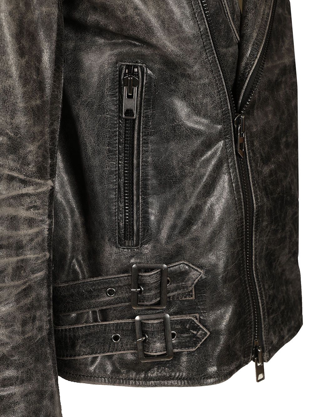 Diesel Biker Jacket Giacche - Grey | f51b3c7830899a1f8890e220981a76abff4eb928
