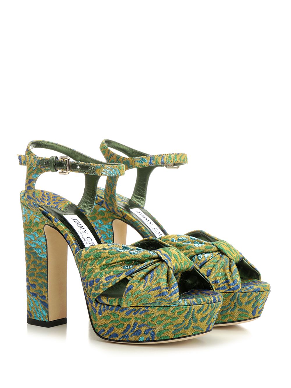 Jimmy Choo Heloise 120 Sandal Sandali - Verde | b47d6903c5868f4faf31d82104db8b1499be48cc