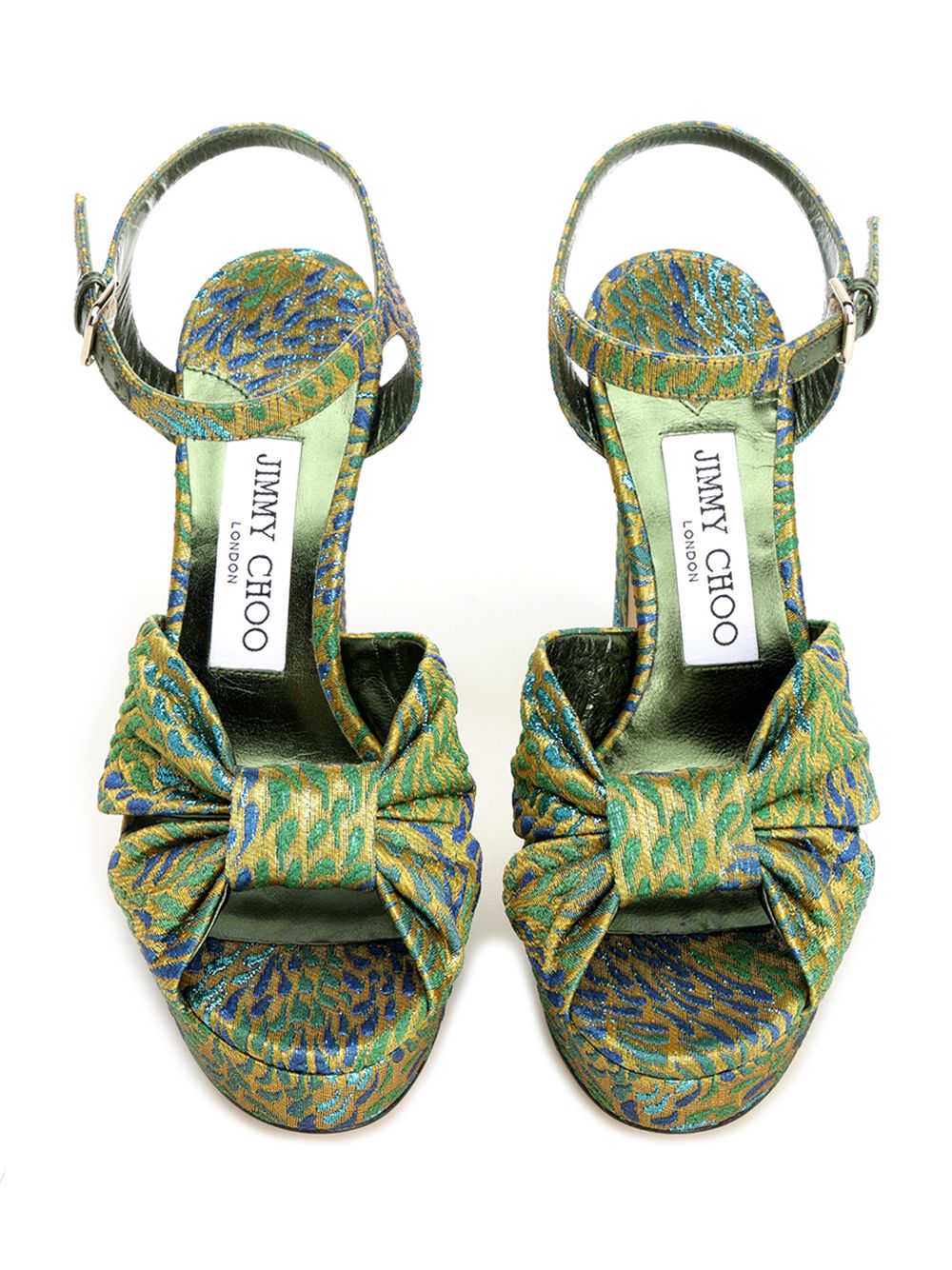 Jimmy Choo Heloise 120 Sandal Sandali - Verde | f29c75e0be5f5d9e17378f55b4cf1ad0adef4548