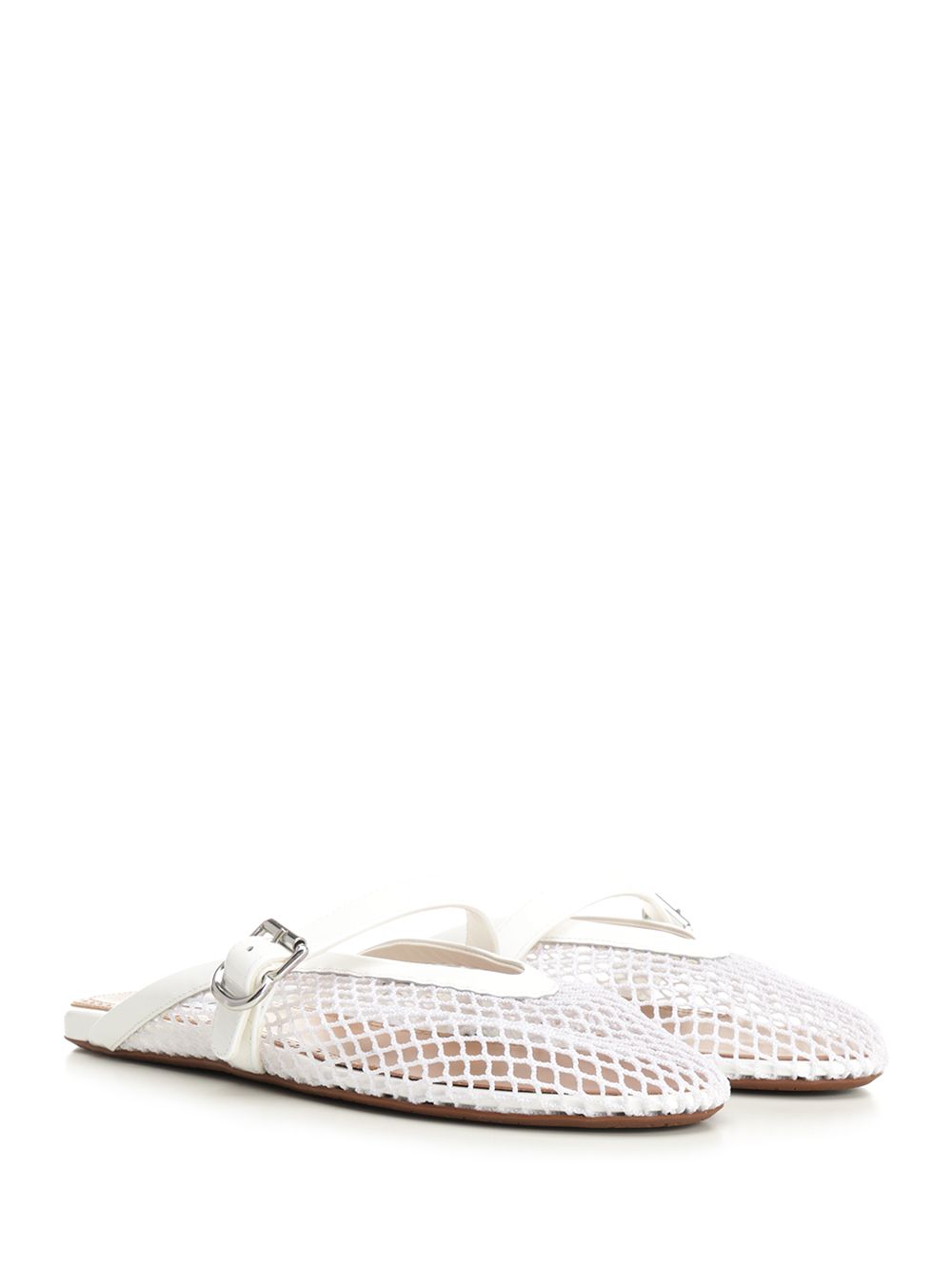 AlaÏA Flat Mesh Mule Scarpe basse - Bianco | 1e0a6d18d428a8bca37ea4f90d98054f1c51117d