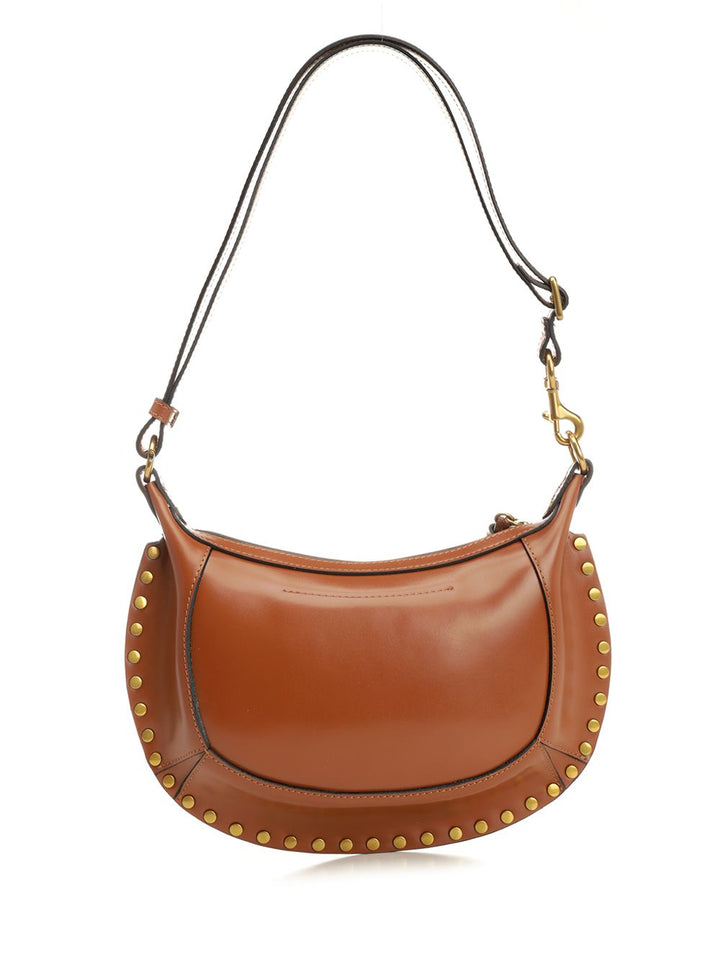 Isabel Marant Oskan Moon Bag Crossbody Bags - Marrone | 94b2d3c67db260ddfb561ec387a051347f100073
