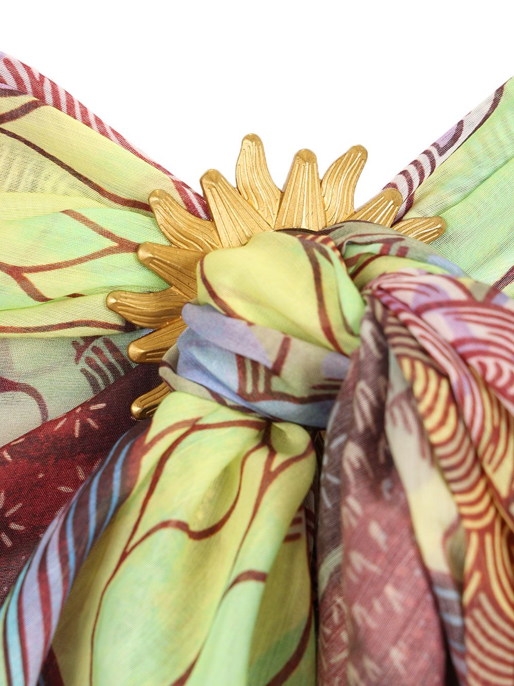 Vlisco Dialogues Rainbow Print Pareo Skirt Gonne - Multicolor | 0724787c05f06b77604b583f0ca1607922bdf788
