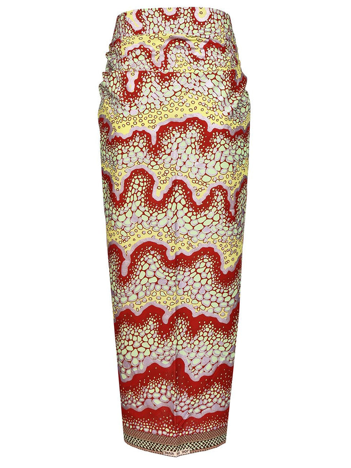 Vlisco Dialogues Pareo/Skirt Gonne - Multicolor | 46703f641663e68b8dd28912ed2a625ef5d2b6b1