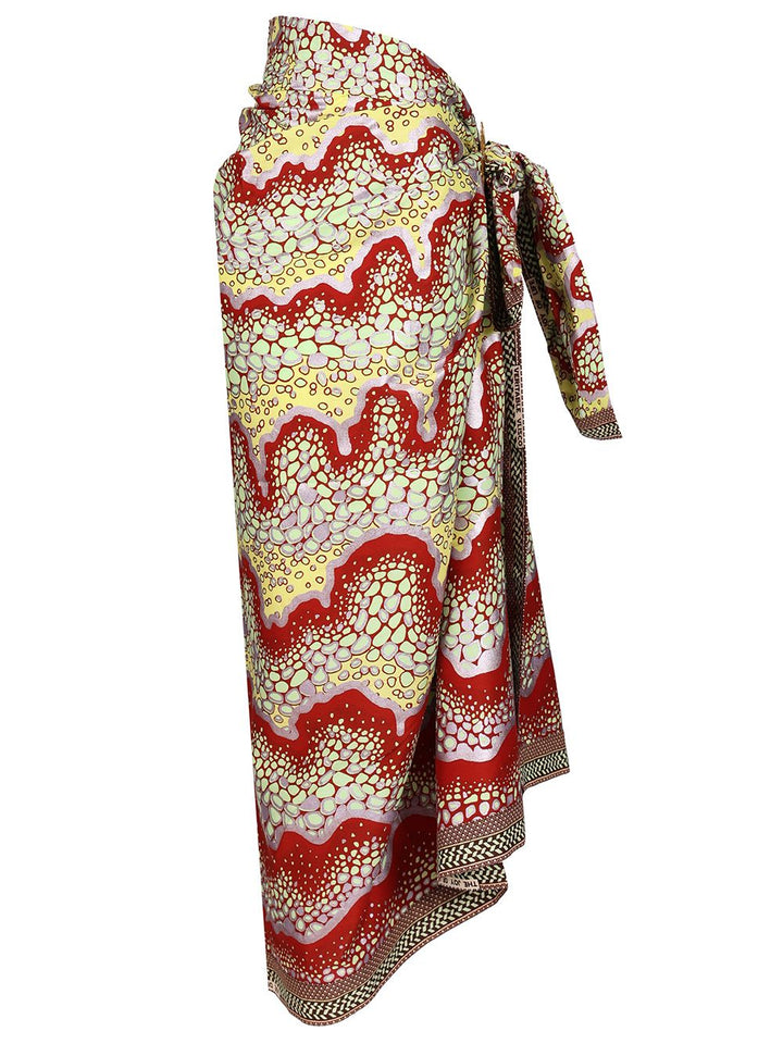Vlisco Dialogues Pareo/Skirt Gonne - Multicolor | b4fc089284e2ef046bcacf7873c7649c8775a816