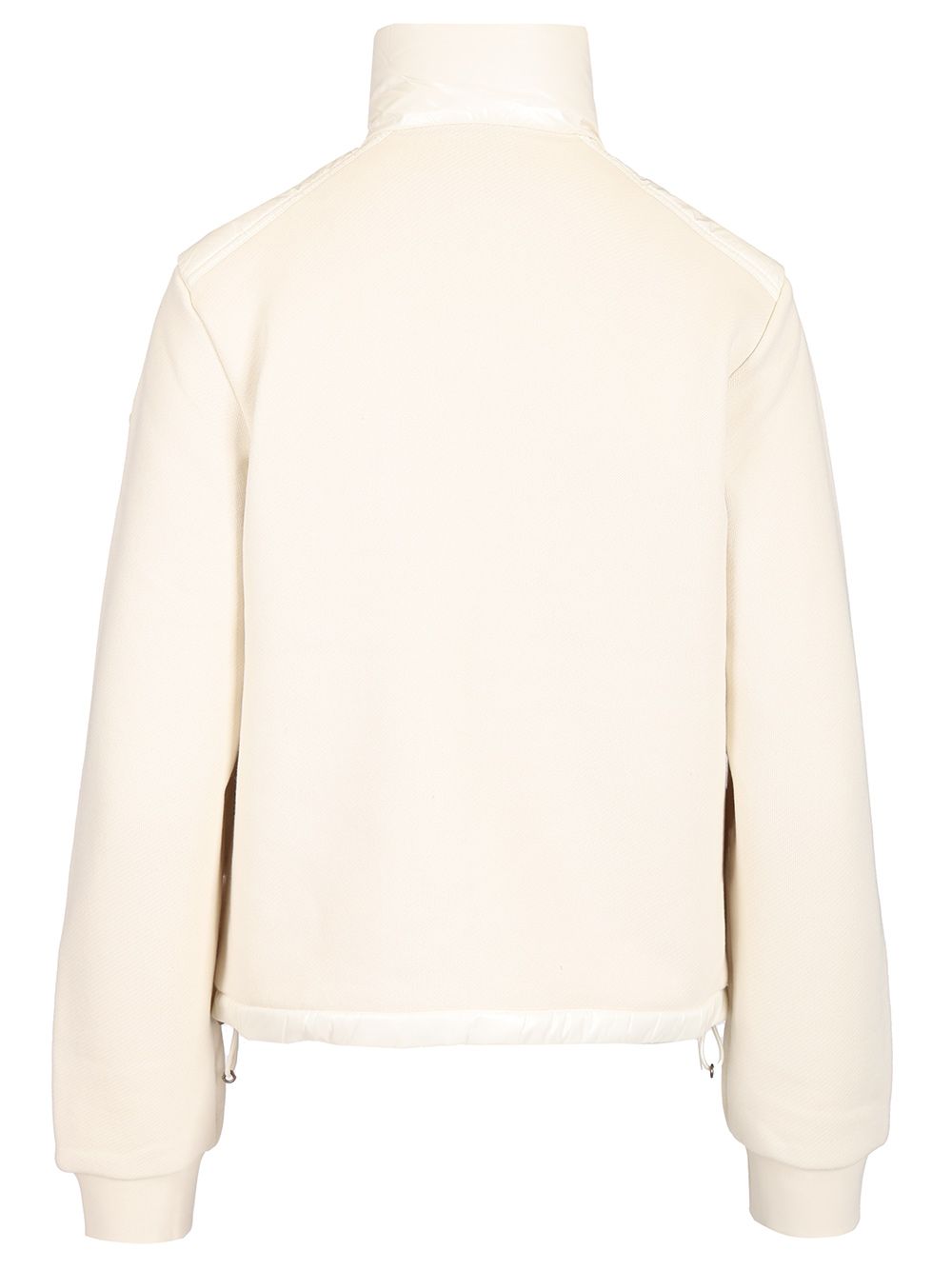 Moncler Zip Up Cardigan Knitwear - Bianco | ea48d1f64e9a34b51228a15aed1da40d4469498b
