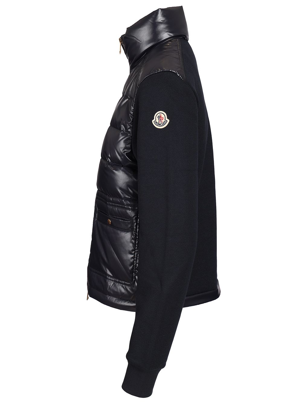 Moncler Zip-Up Sweatshirt Knitwear - Blu | 37c73c53e38549d47f4ce25683c61f76e7950bfc