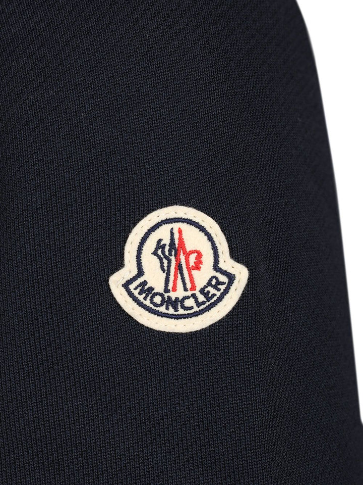 Moncler Zip-Up Sweatshirt Knitwear - Blu | 1537e83a9004dbdb1929b785a8add408372ab96c