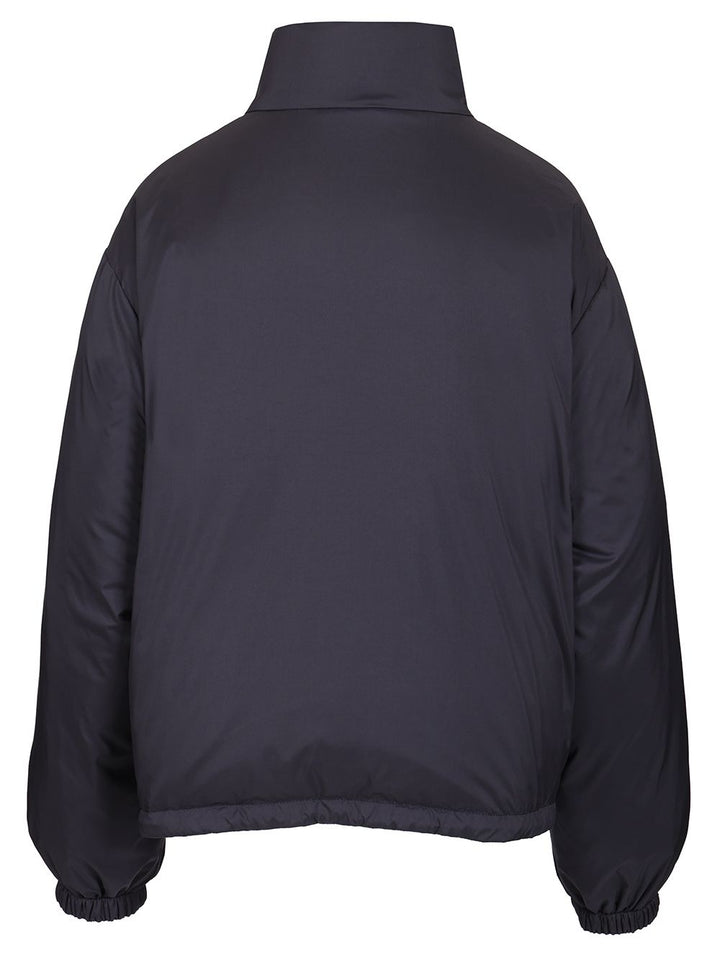 Miu Miu Reversible Down Jacket Coats - Blu | 284c752c23b7e843511cd9aa48cc85131eb520b3