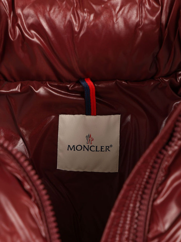 Moncler Maire Short Down Jacket With Hood Giacche - Bordeaux | cf0e814c76078aa8208665f934d0e0b86e1ae288